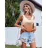 imageZeagoo Women 2025 Silk Satin Tank Tops Dressy V Neck Camisole Blouse Casual Sleeveless Cami Summer Tanks ShirtZdye Champagne