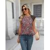 imageZeagoo Womens Lace Cap Sleeve Tops Pleated Crewneck Summer Tank Tops 2025 Dressy Casual Sleeveless Shirts BlouseFloral Daisies