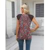 imageZeagoo Womens Lace Cap Sleeve Tops Pleated Crewneck Summer Tank Tops 2025 Dressy Casual Sleeveless Shirts BlouseFloral Daisies