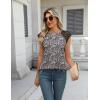 imageZeagoo Womens Lace Cap Sleeve Tops Pleated Crewneck Summer Tank Tops 2025 Dressy Casual Sleeveless Shirts BlouseFloral Green