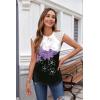 imageZeagoo Womens Lace Cap Sleeve Tops Pleated Crewneck Summer Tank Tops 2025 Dressy Casual Sleeveless Shirts BlousePurple Flower