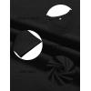 imageHOTOUCH Women Oversized T Shirts V Neck Short Sleeve Tees Casual Loose Tunic Summer Tops with PocketBlack