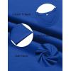imageHOTOUCH Women Oversized T Shirts V Neck Short Sleeve Tees Casual Loose Tunic Summer Tops with PocketDark Blue
