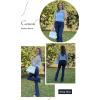 imageHOTOUCH Womens Sleeveless Button Down Shirt Tops V Neck Business Casual Collared Blouses Tank TopLight Blue