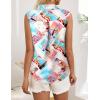 imageHOTOUCH Womens Sleeveless Button Down Shirt Tops V Neck Business Casual Collared Blouses Tank TopMulticolor