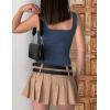 imageZeagoo Womens 2025 Sexy Square Neck Sleeveless Crop Tops Trendy Basic Ribbed Tank TopsClassic Blue