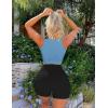 imageZeagoo Womens 2025 Sexy Square Neck Sleeveless Crop Tops Trendy Basic Ribbed Tank TopsLight Blue