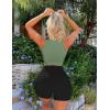 imageZeagoo Womens 2025 Sexy Square Neck Sleeveless Crop Tops Trendy Basic Ribbed Tank TopsLight Green
