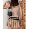 imageZeagoo Womens 2025 Sexy Square Neck Sleeveless Crop Tops Trendy Basic Ribbed Tank TopsVersatile Beige