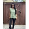 imageZeagoo Womens 3 Pack Cap Sleeve T Shirts V Neck Basic Tees Tops with Pocket Fashion Trendy Casual Summer Outfits Clothes 2025Light Green