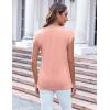 imageZeagoo Womens 3 Pack Cap Sleeve T Shirts V Neck Basic Tees Tops with Pocket Fashion Trendy Casual Summer Outfits Clothes 2025Pink