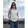 imageZeagoo Womens 3 Pack Cap Sleeve T Shirts V Neck Basic Tees Tops with Pocket Fashion Trendy Casual Summer Outfits Clothes 2025White