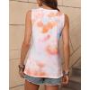 imageZeagoo Womens Tank Tops Loose Fit Casual V Neck Boho Summer Pleated Sleeveless Shirts Basic Trendy Outfits ClothesMulticolor