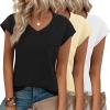 3 Pack-beige  White  Black
