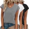 3 Pack-grey  White  Black