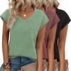 3 Pack-light Green  Wine Red  Black
