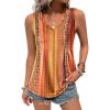 Orange Boho Stripe