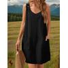 imageZeagoo Summer Dress for Women Sleeveless Tank Dress with Pockets Casual Short A Line Dress Crewneck Sundress 2025Black