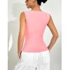 imageZeagoo Womens Going Out Tops Slim Fit Sleeveless Crop Tank Tops Crew Neck Sexy Basic Tee 2025 Y2k Fashion OutfitsLight Pink