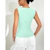 imageZeagoo Womens Going Out Tops Slim Fit Sleeveless Crop Tank Tops Crew Neck Sexy Basic Tee 2025 Y2k Fashion OutfitsMint Green