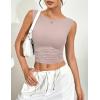imageZeagoo Womens Going Out Tops Slim Fit Sleeveless Crop Tank Tops Crew Neck Sexy Basic Tee 2025 Y2k Fashion OutfitsTaffy