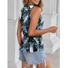 imageZeagoo Womens Ruched Tank Tops Summer Dressy Casual Crewneck Sleeveless Shirts SXXLBlack Blue Yellow