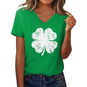 imageZeagoo Short Sleeve Shirts for Women Casual Soft V Neck Basic Tee Tops Summer Outfit Clothes1 Packsp76