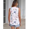 imageZeagoo Womens Summer Tank Tops Pleated V Neck Floral Solid Loose Fit Tops Casual Flowy Sleeveless Tunic Shirts 2025 ClothesBf112
