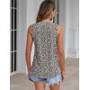 imageZeagoo Womens Summer Tank Tops Pleated V Neck Floral Solid Loose Fit Tops Casual Flowy Sleeveless Tunic Shirts 2025 ClothesFloral Black Xh5