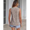 imageZeagoo Womens Summer Tank Tops Pleated V Neck Floral Solid Loose Fit Tops Casual Flowy Sleeveless Tunic Shirts 2025 ClothesFloral Pink Pa115