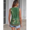 imageZeagoo Womens Summer Tank Tops Pleated V Neck Floral Solid Loose Fit Tops Casual Flowy Sleeveless Tunic Shirts 2025 ClothesPa171