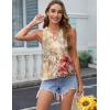 imageZeagoo Womens Summer Tank Tops Pleated V Neck Floral Solid Loose Fit Tops Casual Flowy Sleeveless Tunic Shirts 2025 ClothesPa275
