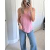 imageZeagoo Summer Tank Top for Women V Neck Textured Camisole Blouses Sleeveless Casual Basic Beach Vacation Cami ShirtGraypurple