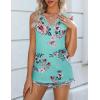 imageZeagoo Women 2025 V Neck Lace Tank Tops Summer Floral Print Loose Fit Tops Sleeveless Shirts Casual Trendy BlousePrint 7