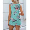 imageZeagoo Women 2025 V Neck Lace Tank Tops Summer Floral Print Loose Fit Tops Sleeveless Shirts Casual Trendy BlousePrint 7