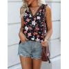imageZeagoo Women 2025 V Neck Lace Tank Tops Summer Floral Print Loose Fit Tops Sleeveless Shirts Casual Trendy BlousePrint 8