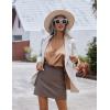 imageZeagoo Womens Silk Satin Tank Tops V Neck Sleeveless Camisole Cami Spaghetti Straps Blouse Summer Loose Racerback ShirtCamel