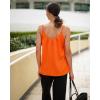 imageZeagoo Womens Summer Sleeveless Tops Scoop Neck Cute Tank Camisole Casual Loose Fit TopsOrange