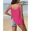 imageZeagoo Womens Summer Sleeveless Tops Scoop Neck Cute Tank Camisole Casual Loose Fit TopsRose Red