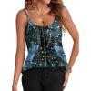 imageZeagoo Womens Summer Sleeveless Tops Scoop Neck Cute Tank Camisole Casual Loose Fit TopsPattern1