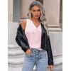 imageZeagoo Womens 2025 Silk Satin Tank Tops V Neck Casual Cami Sleeveless Camisole Blouses Summer Basic Tank ShirtPink