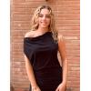imageZeagoo Womens Tank Tops 2 Pack Trendy Going Out Tops Sleeveless Shirts Ruched Business Casual Basic Tunic Tops OutfitsBlack
