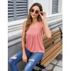 imageZeagoo Womens Tank Tops Square Neck Loose Fit Basic Casual Going Out Tops Trendy Summer Sleeveless ShirtsBpink