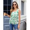 imageZeagoo Womens Tank Tops Square Neck Loose Fit Basic Casual Going Out Tops Trendy Summer Sleeveless ShirtsFst Green Clove