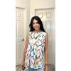 imageZeagoo Sleeveless Tops for Women High Neck Flowy Clothes Summer Tops for Women 2025Leafprint