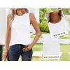 imageZeagoo Sleeveless Tops for Women High Neck Flowy Clothes Summer Tops for Women 2025Leafprint