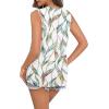 imageZeagoo Sleeveless Tops for Women High Neck Flowy Clothes Summer Tops for Women 2025Leafprint