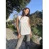 imageZeagoo Sleeveless Tops for Women High Neck Flowy Clothes Summer Tops for Women 2025White