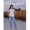 imageZeagoo Sleeveless Tops for Women High Neck Flowy Clothes Summer Tops for Women 2025White