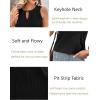 imageZeagoo Tops for Women Trendy 2024 Tank Tops Keyhole Neck Sleeveless Blouses Summer Business Casual Basic ShirtsBrown